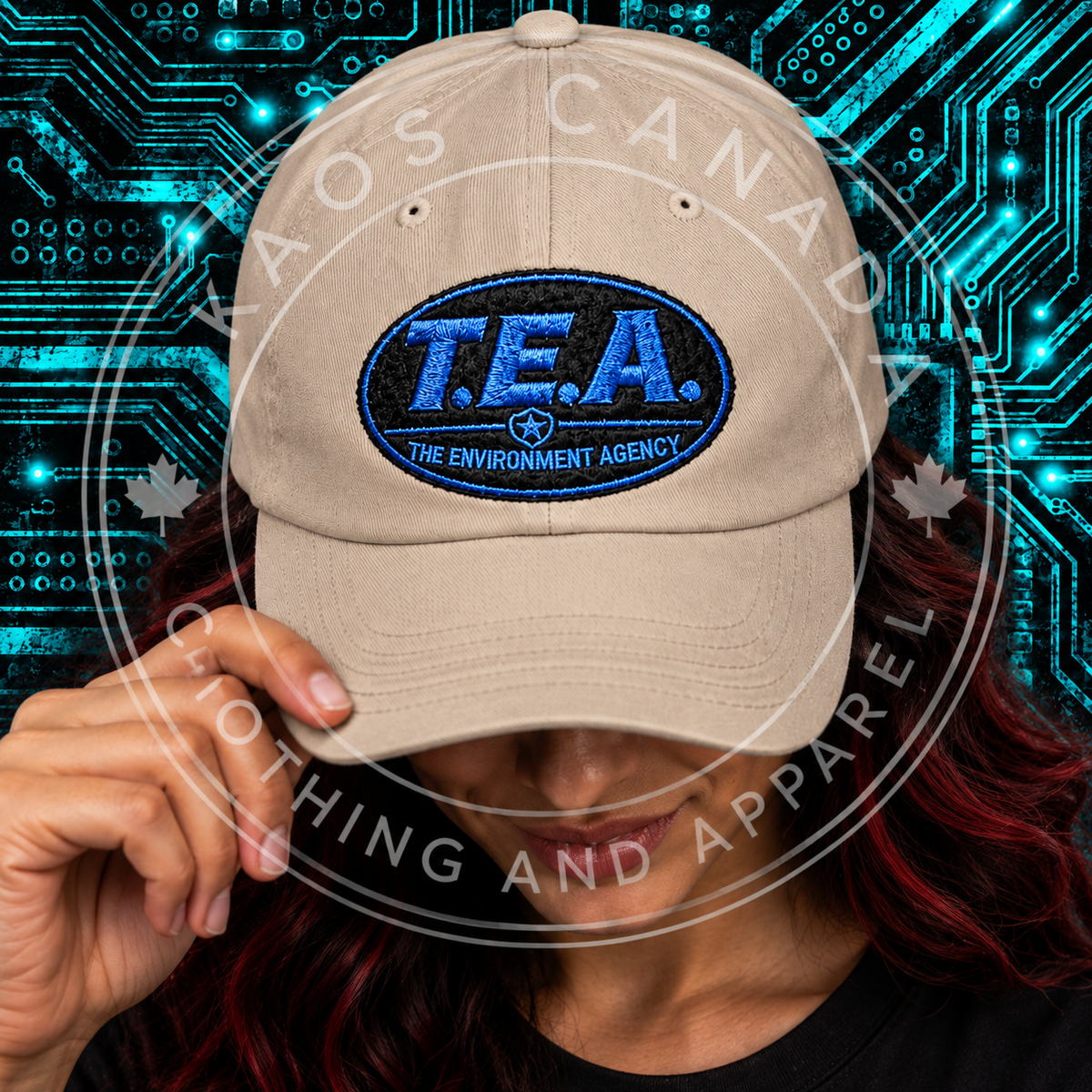T.E.A. Tek Enforment Agency Embroidered Vintage Hat - Tek Warz