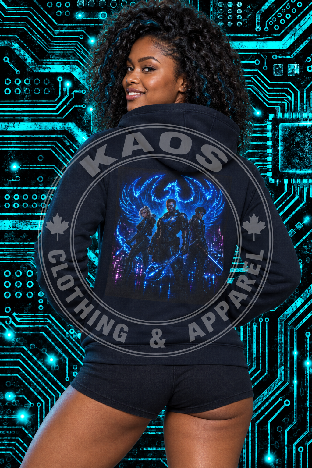 TEA Graphic Hoodie-Tek Wars