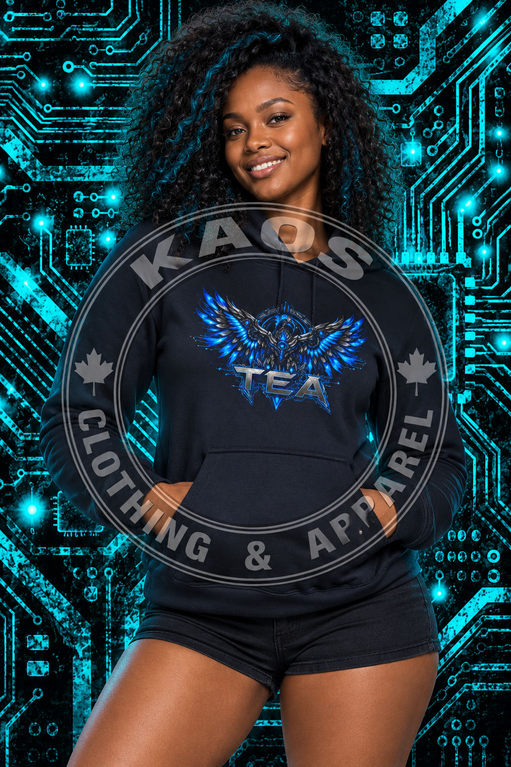 TEA Graphic Hoodie-Tek Wars
