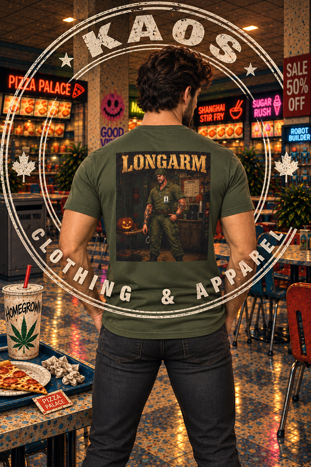 Longarm Veitnam Solider Vintage Halloween T-Shirt - Mall Security Graphic T-Shirt