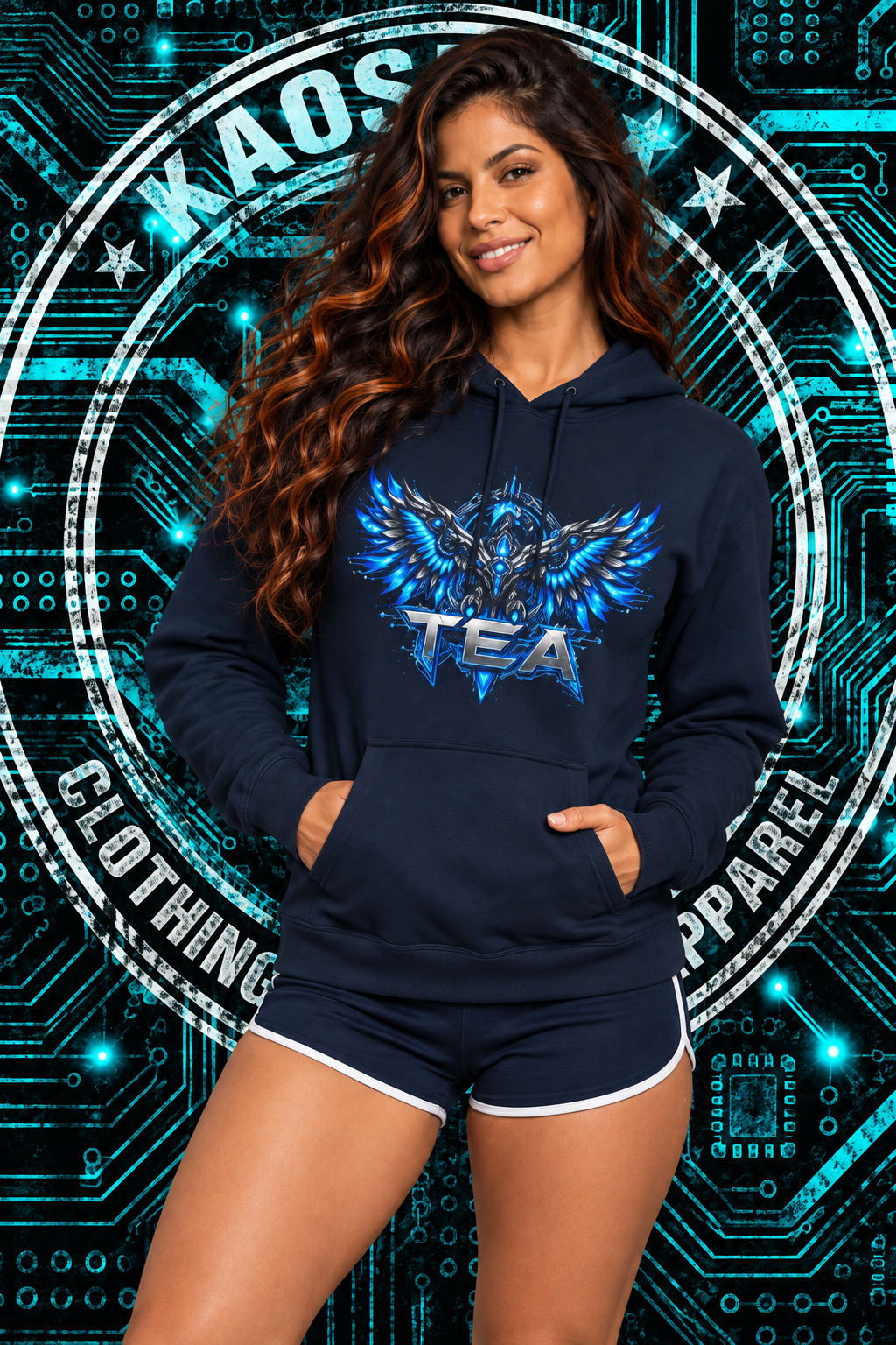 Clyde TEA Graphic Hoodie —Tek Warz