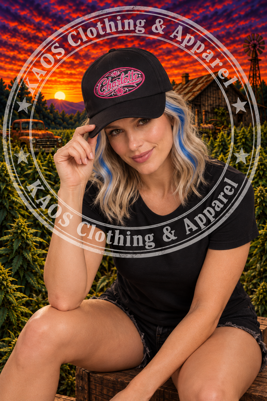 Charlotte Embroidered Hat - Homegrown