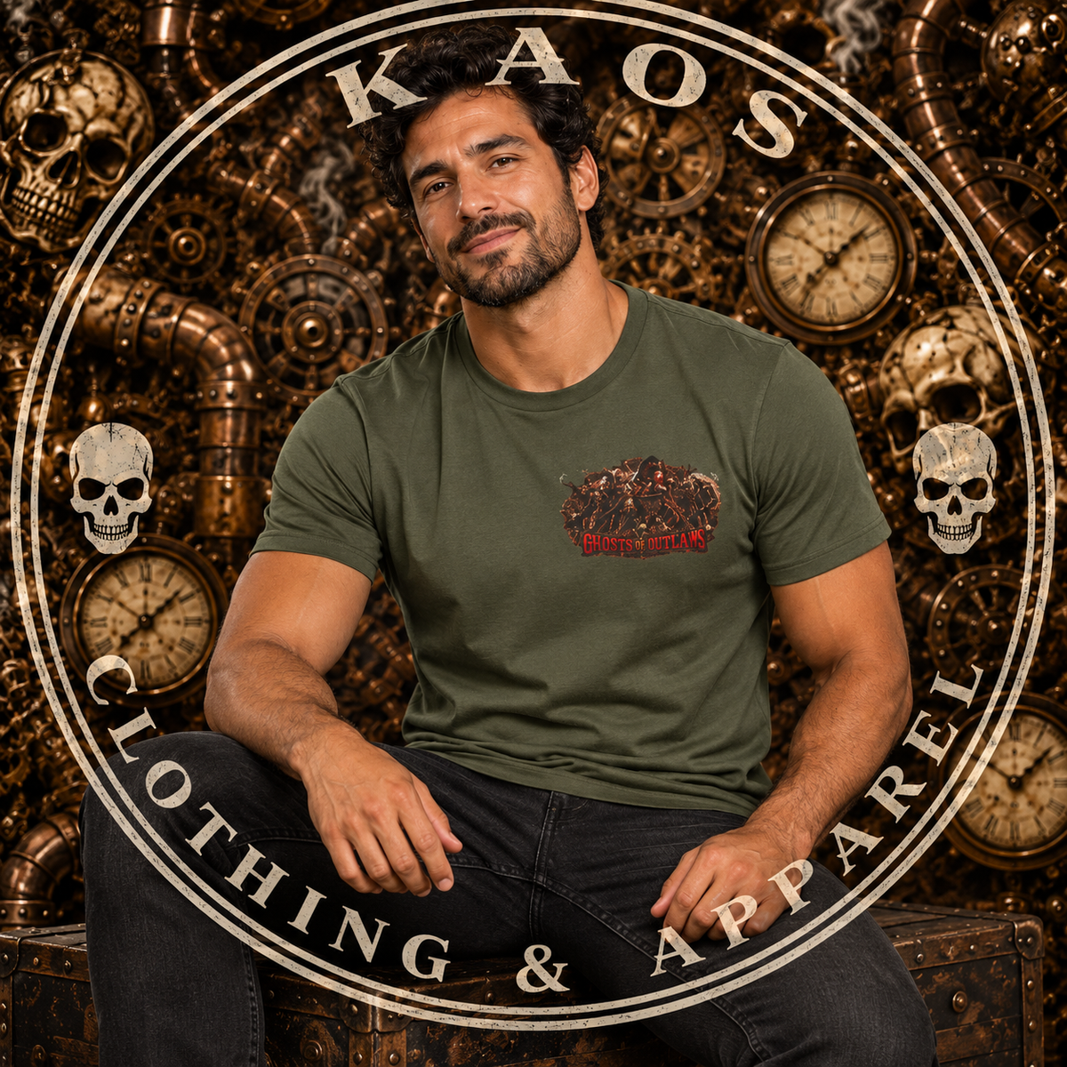 Joseph Frankenstein Vintage Halloween T-Shirt — Blood & Steam Graphic T-Shirt