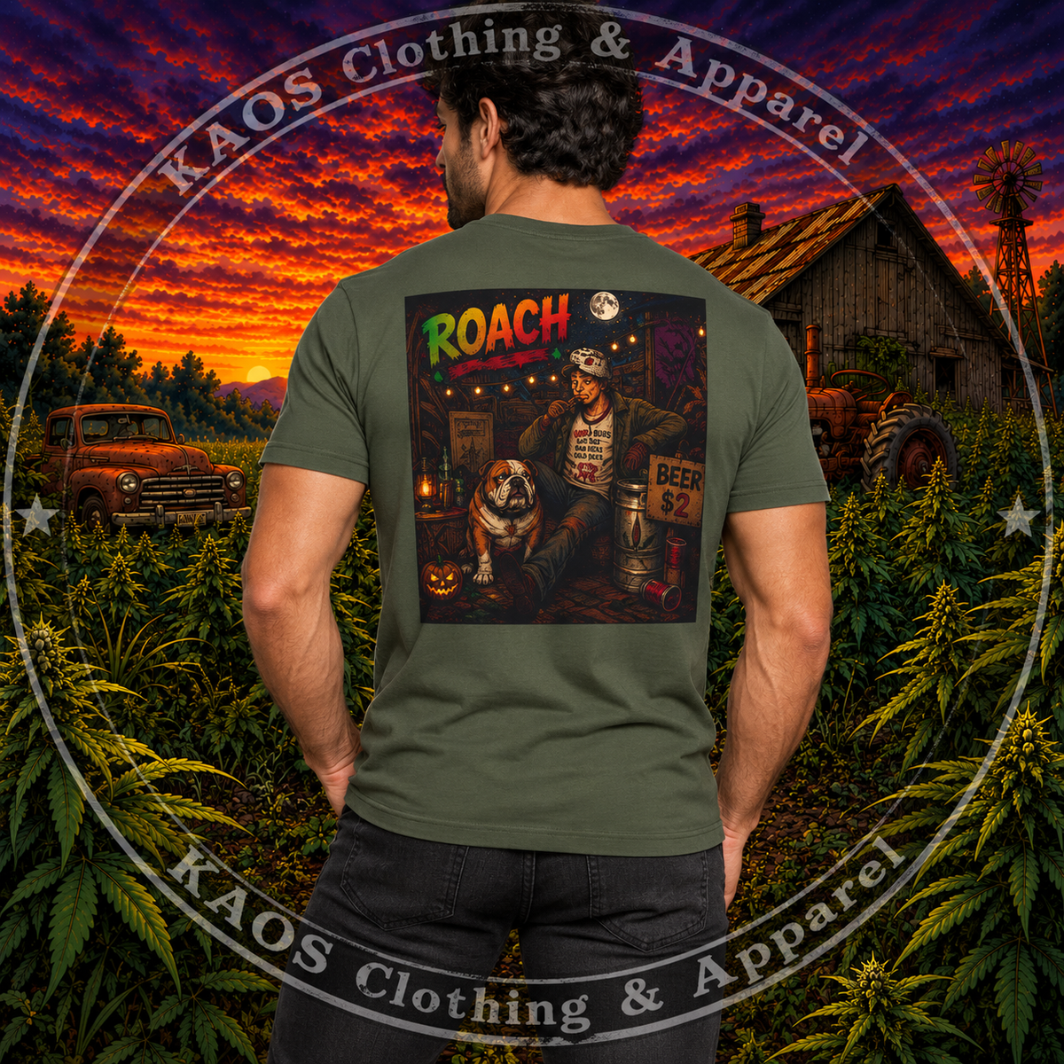 Roach Jason Vintage Halloween T-Shirt — Homegrown Graphic T-Shirt