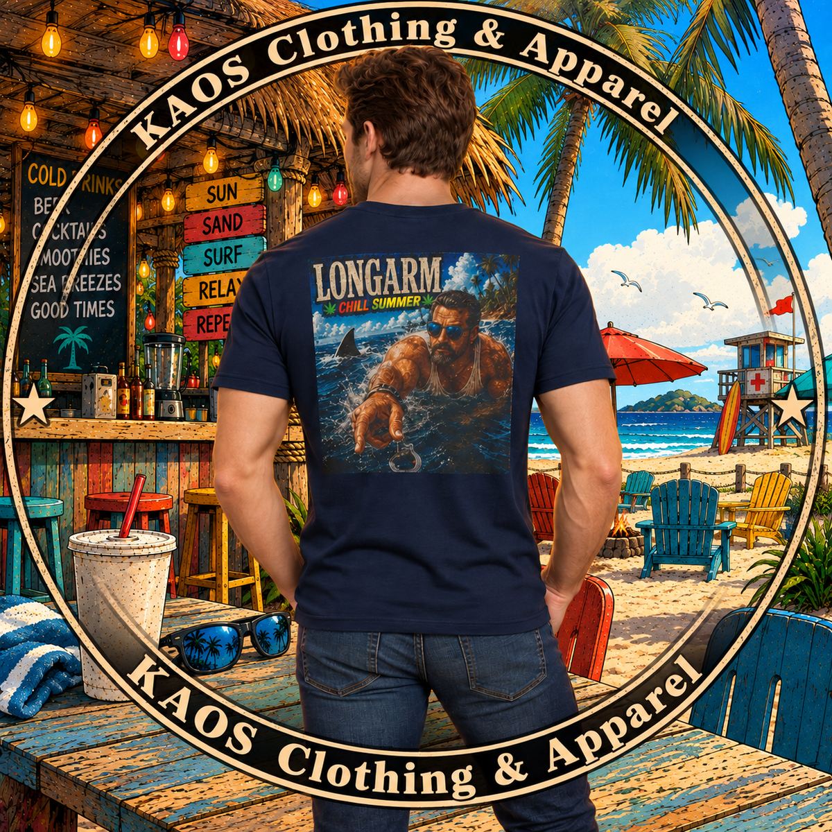 Longarm Chill Summer - Graphic T-Shirt Mall Security