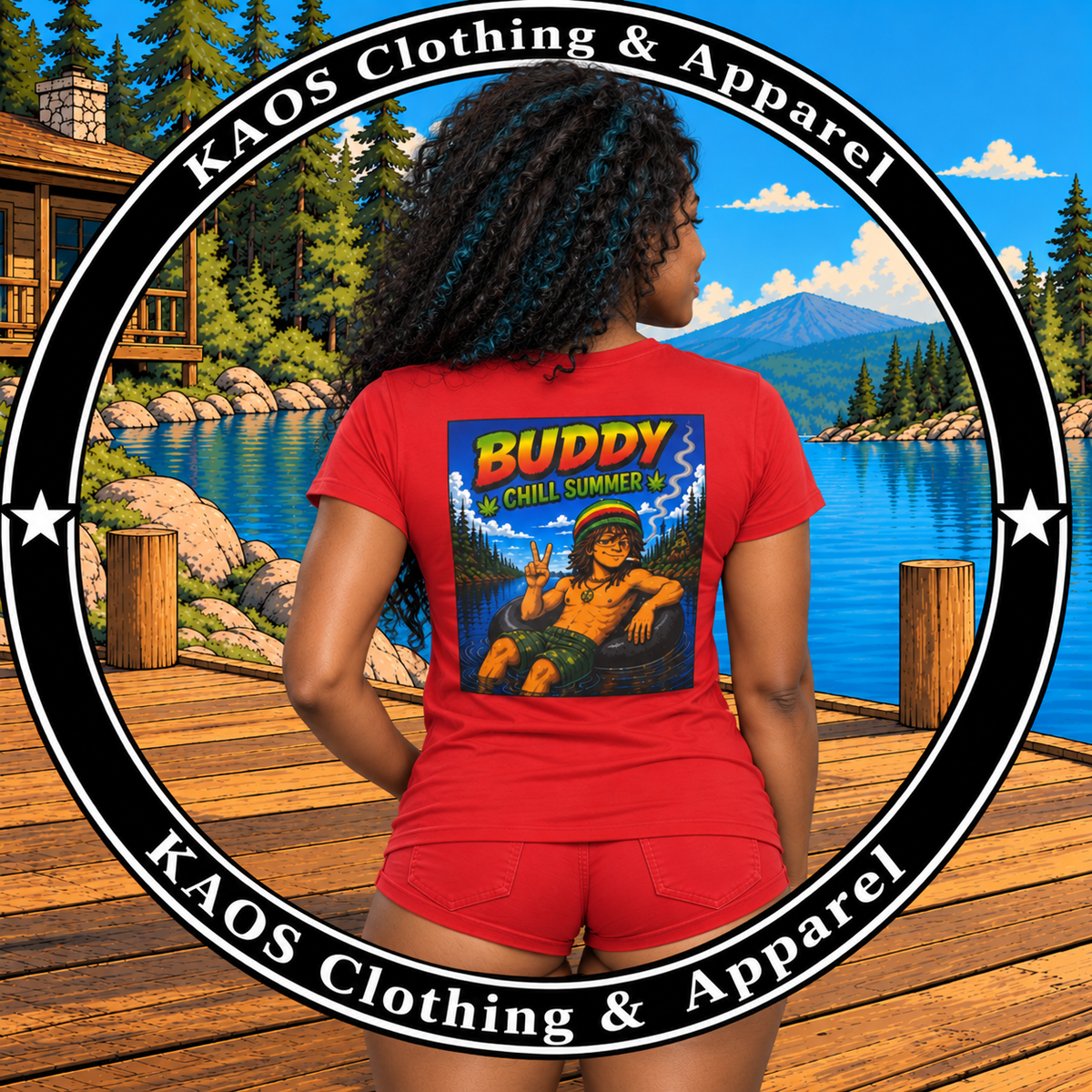 Buddy Chill Summer - Graphic T-Shirt Homegrown