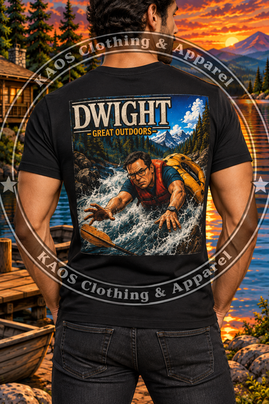 Dwight Great Outdoors - Graphic T-Shirt Mall Security