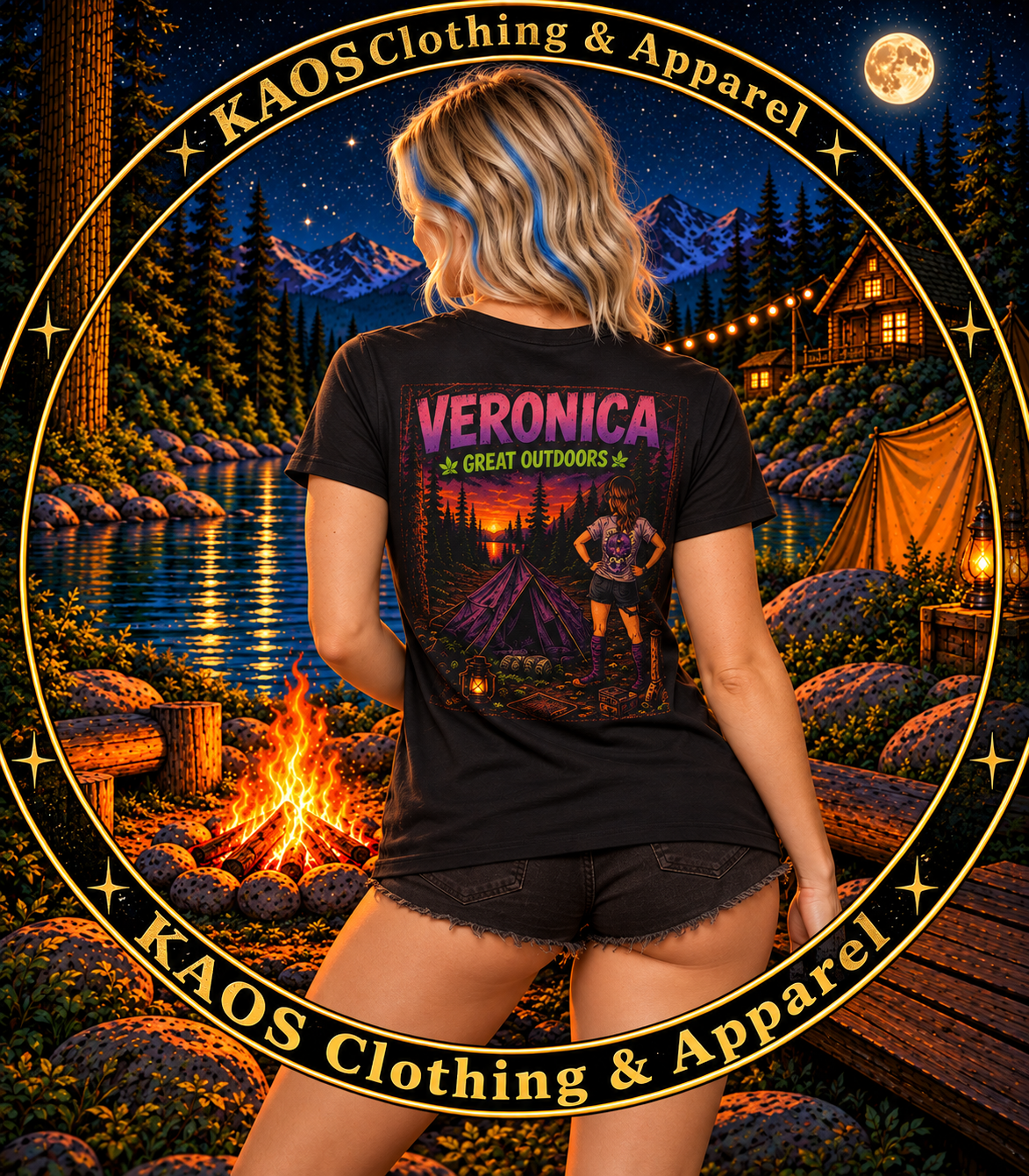 Veronica Great Outdoors - Graphic T-Shirt Homegrown