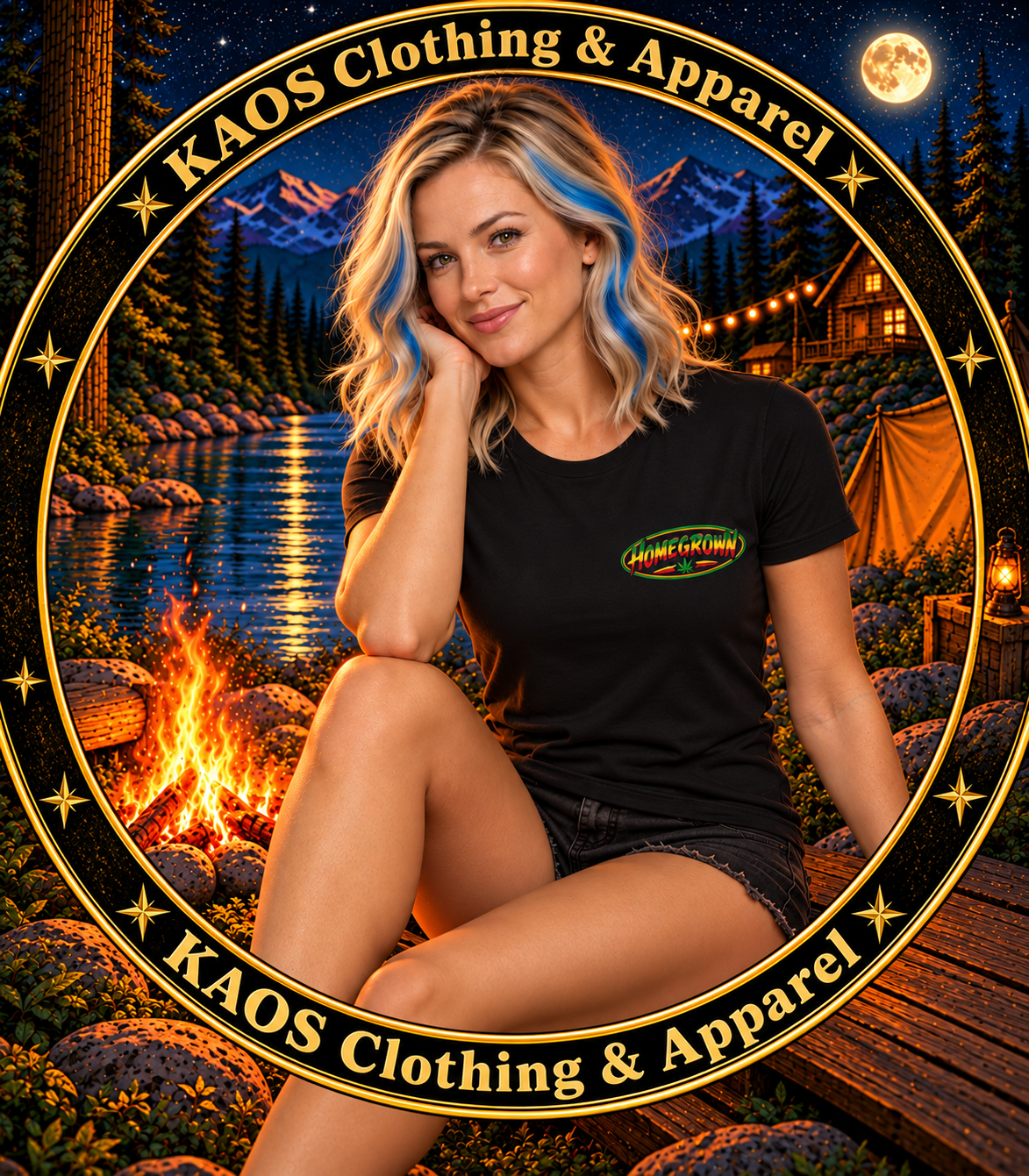 Veronica Great Outdoors - Graphic T-Shirt Homegrown