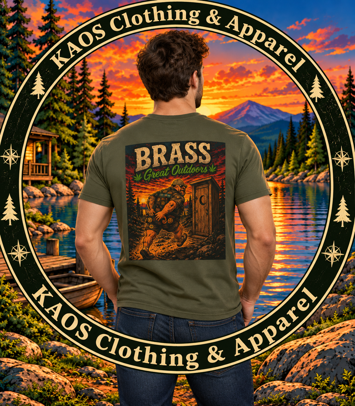 Brass Great Outdoors - Graphic T-Shirt Mall Security