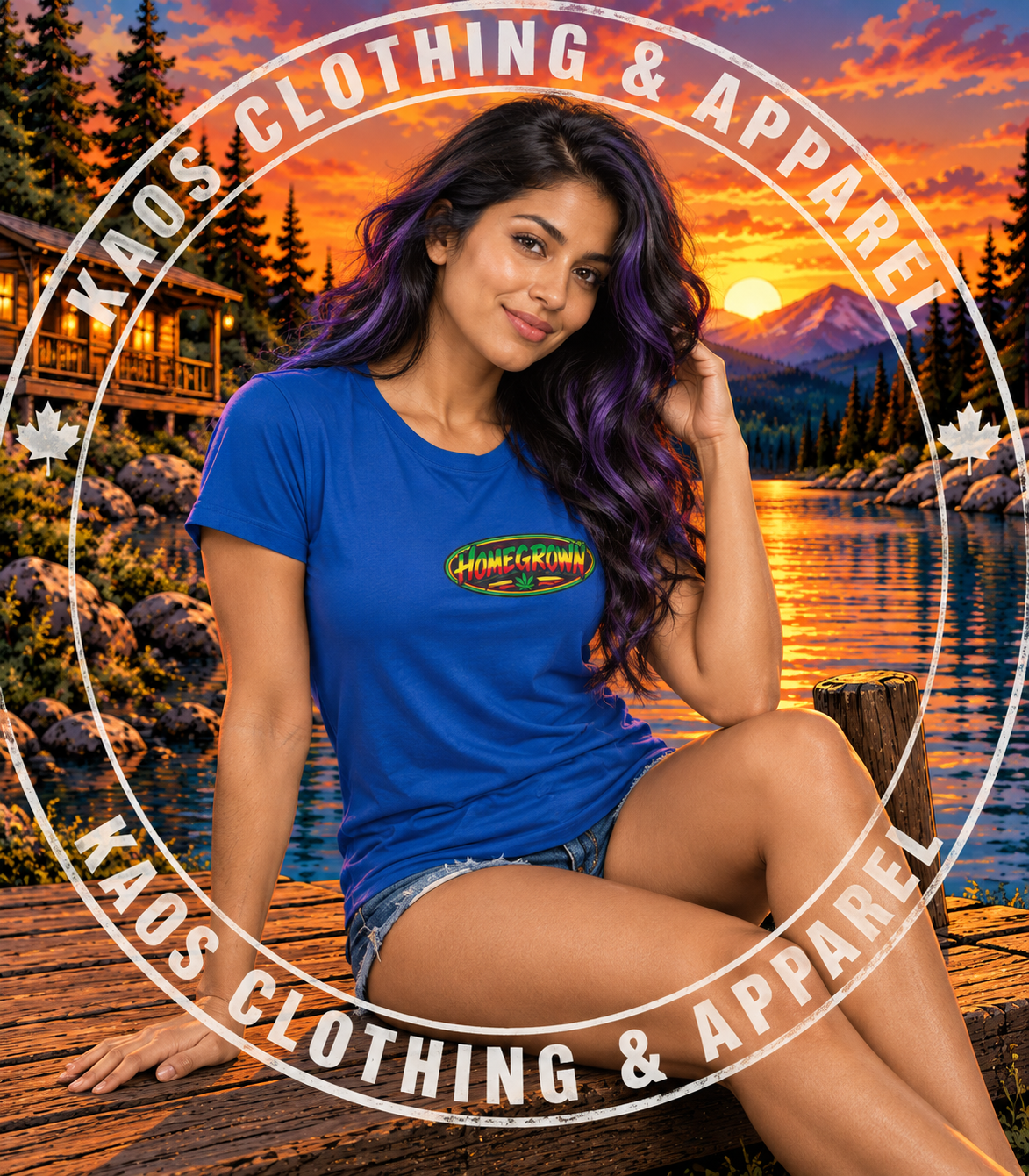 Smoke Great Outdoors - Graphic T-Shirt Homegrown