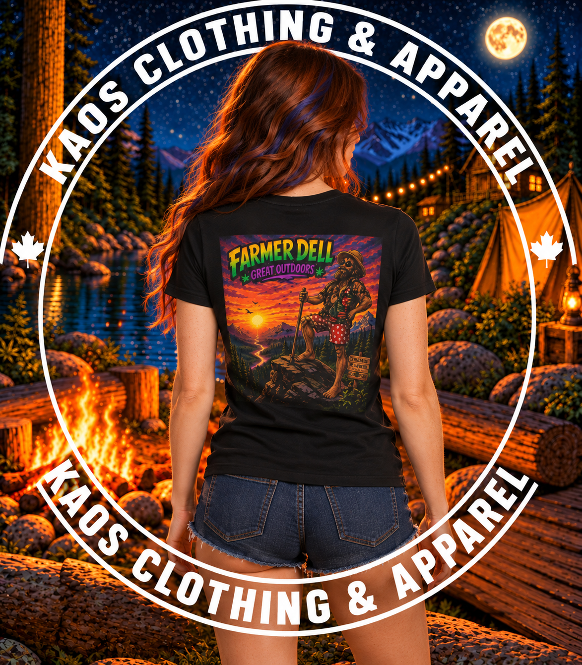 Farmer Dell Great Outdoors - Graphic T-Shirt
