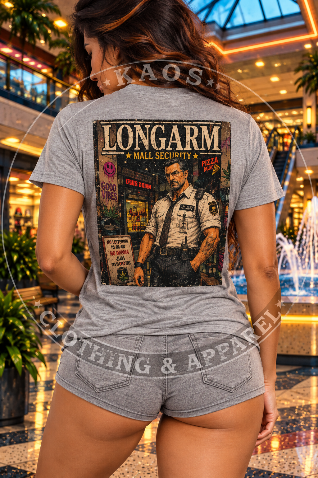 Longarm Mall Security Graphic T-Shirt - Mall Security