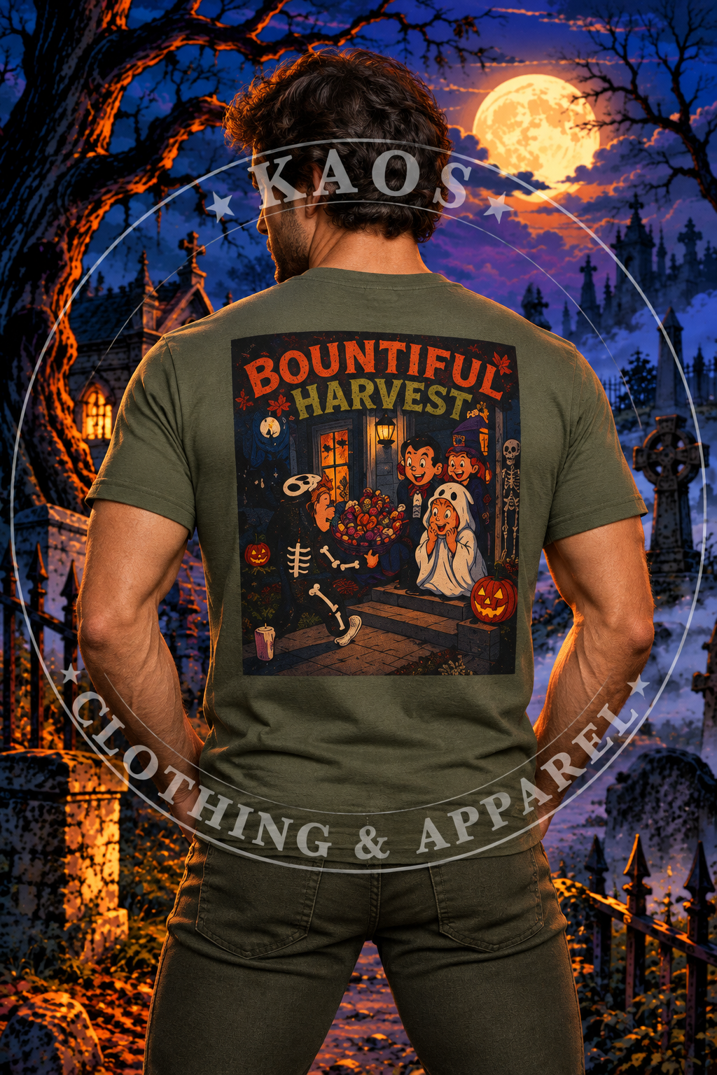 Bountiful Harvest T-Shirt- Kaos Halloween T-Shirt