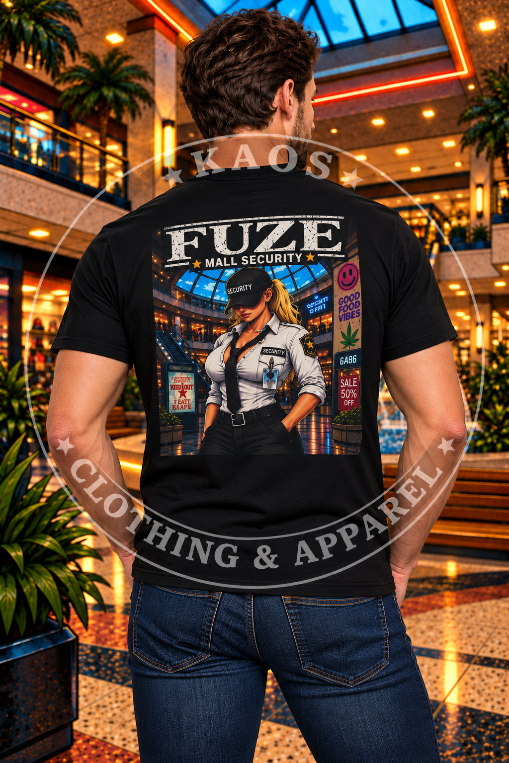 Fuze Mall Security Graphic T-Shirt - Mall Security