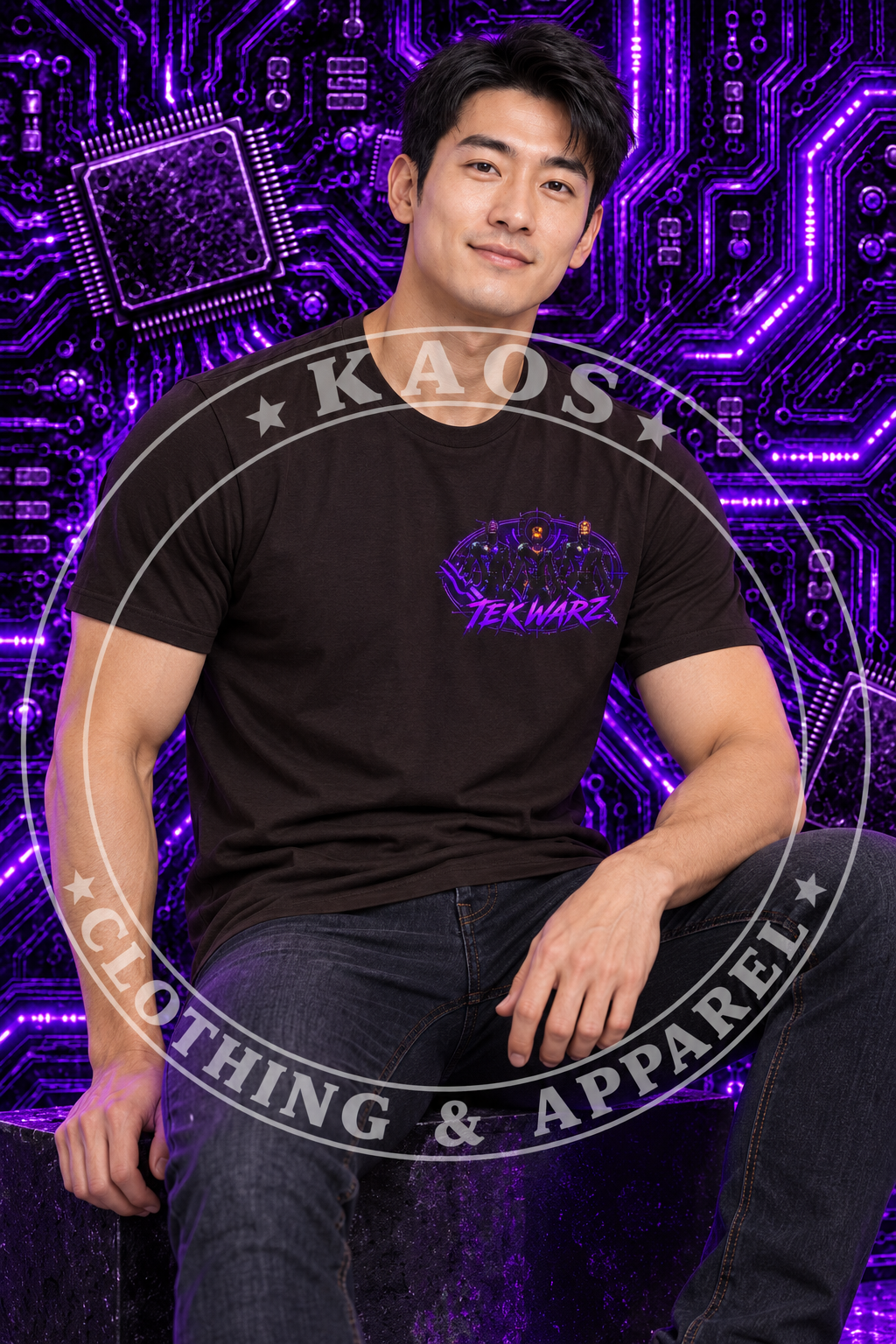 Xero Broken Tek Graphic T-Shirt - Tek Warz