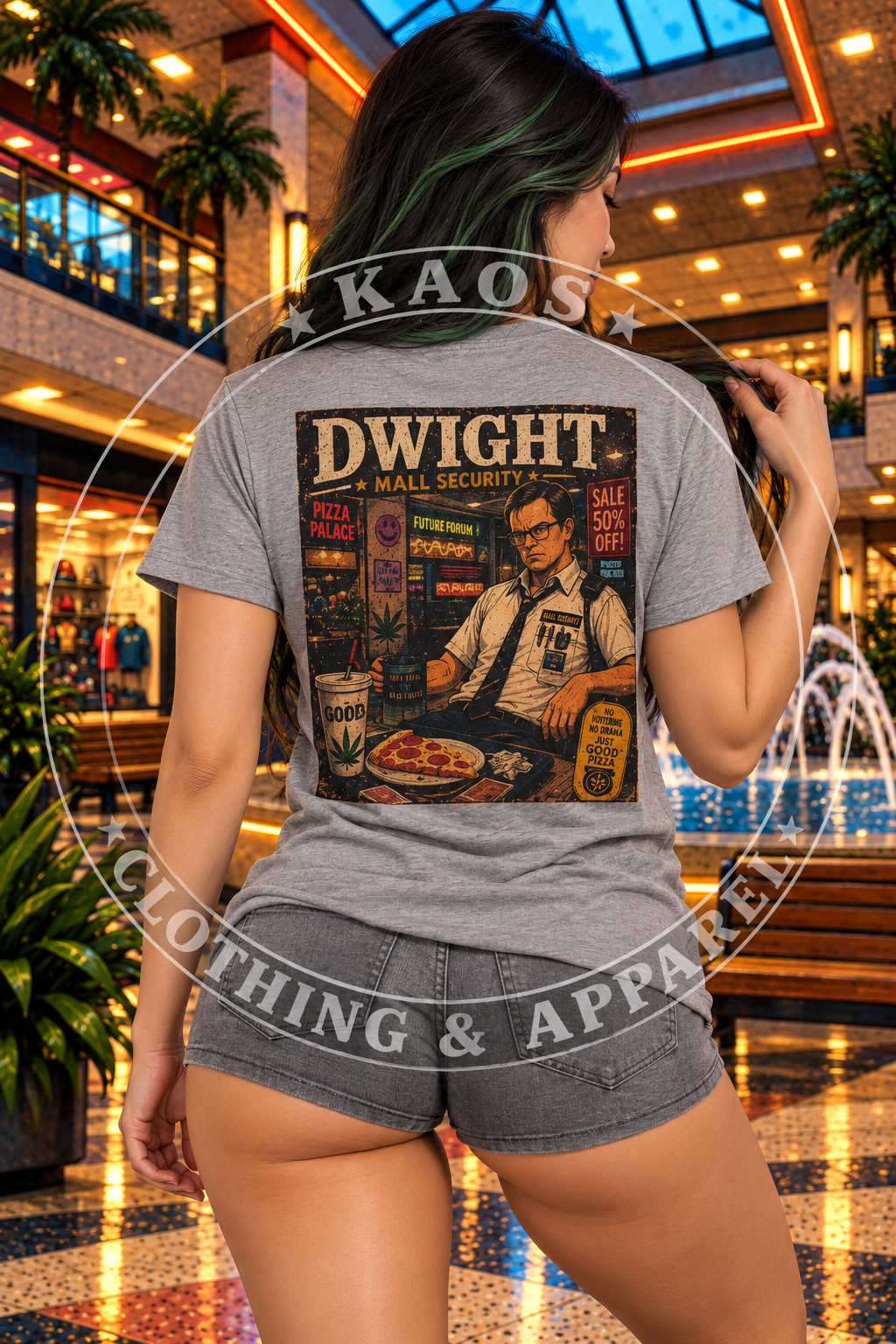Dwight Mall Security Graphic T-Shirt - Mall Security