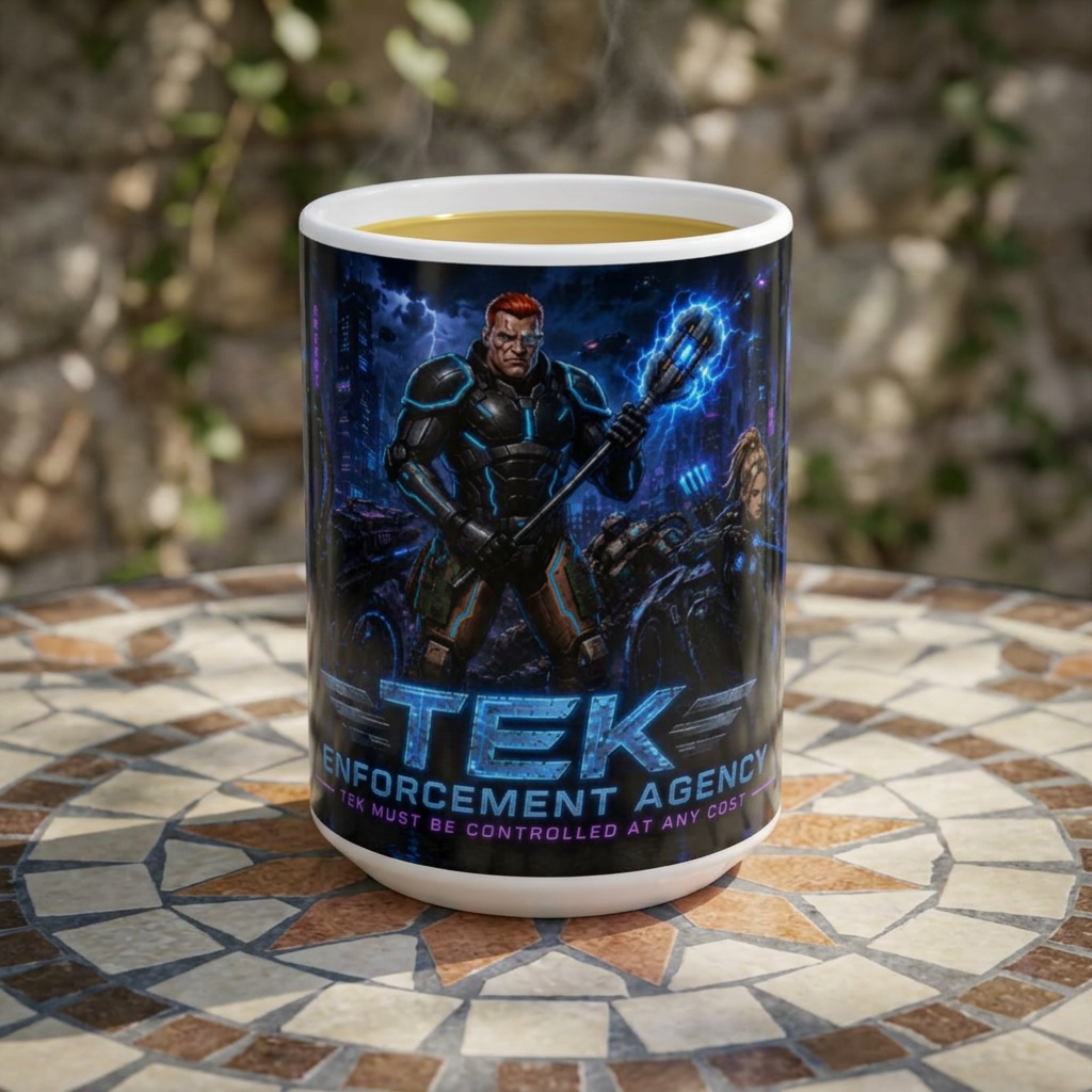 Tek Wars T.E.A. Tek Enforcement Agency Coffee Mug  (15oz)