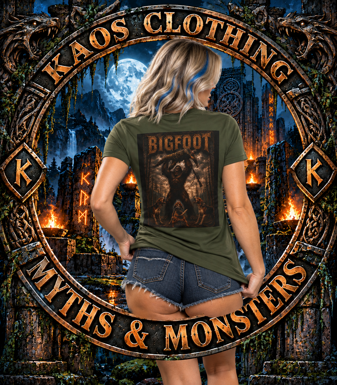 Bigfoot Graphic T-Shirt - Myths & Monsters