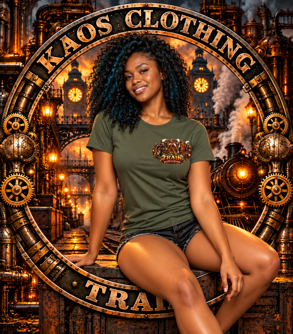 Round Round Steampunk Graphic T-Shirt - Blood & Steam