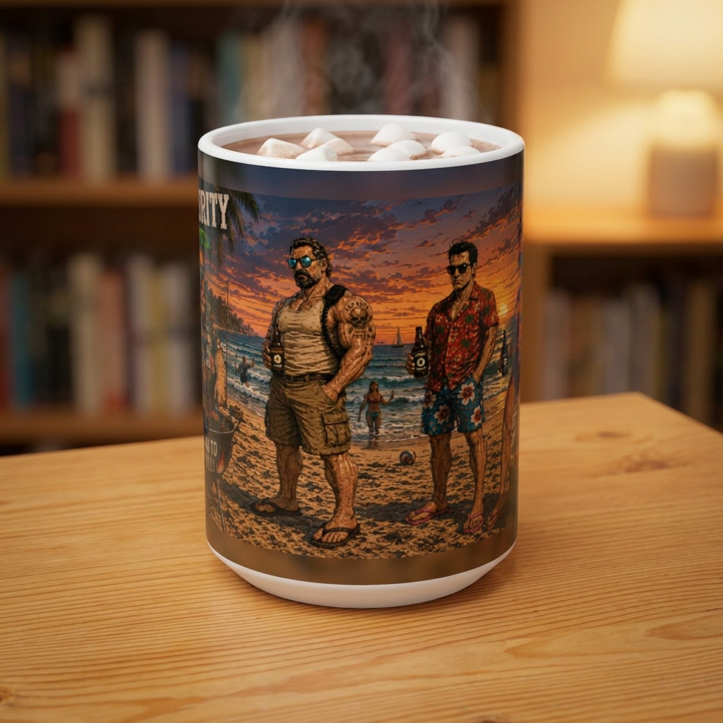 Mall Security Chill Summer Coffee Mug (15oz)