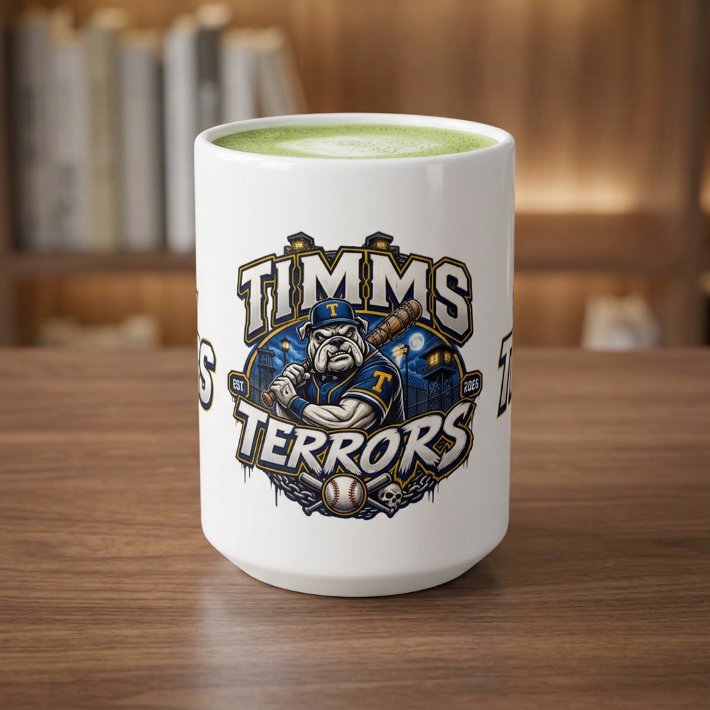 Tamms Terrors Baseball Coffee Mug (15oz) - Hard Time Jerseys Coffee Cup