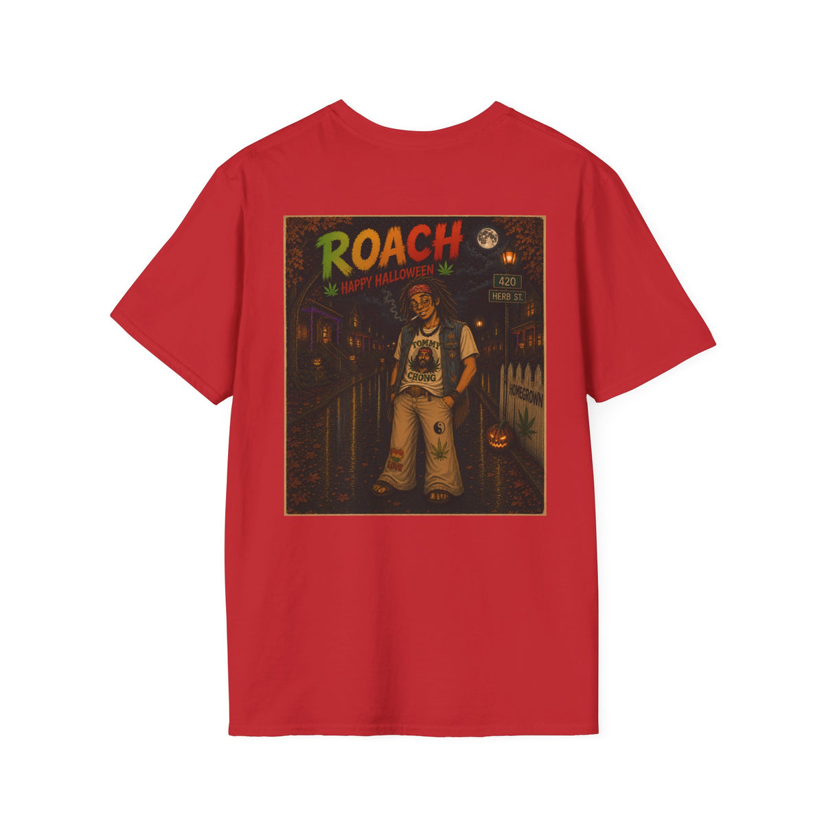 Roach Chong Cosplay Vintage Halloween T-Shirt - Homegrown Graphic T-Shirt