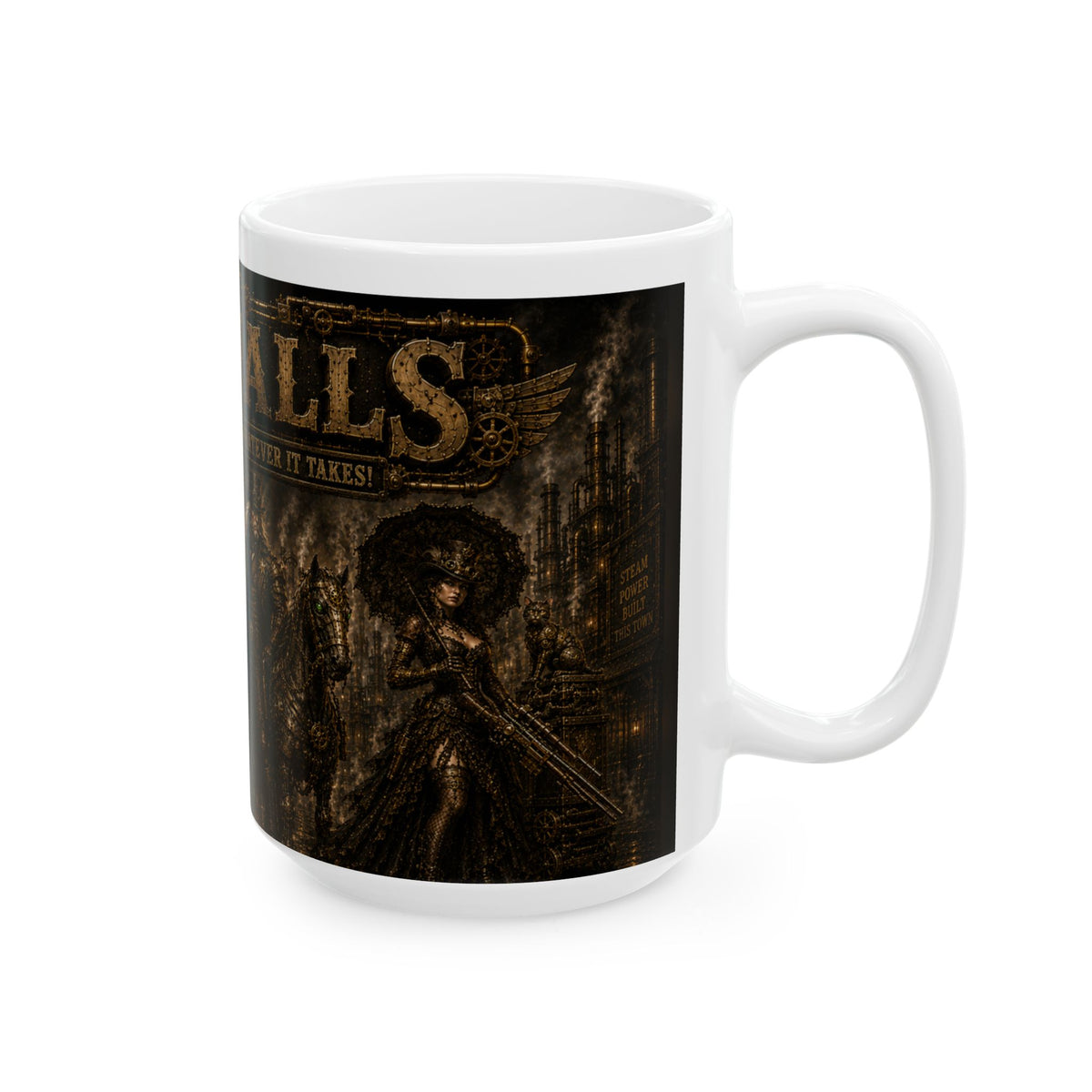 Blood and Steam Marshal Western Coffee Mug  (15oz)