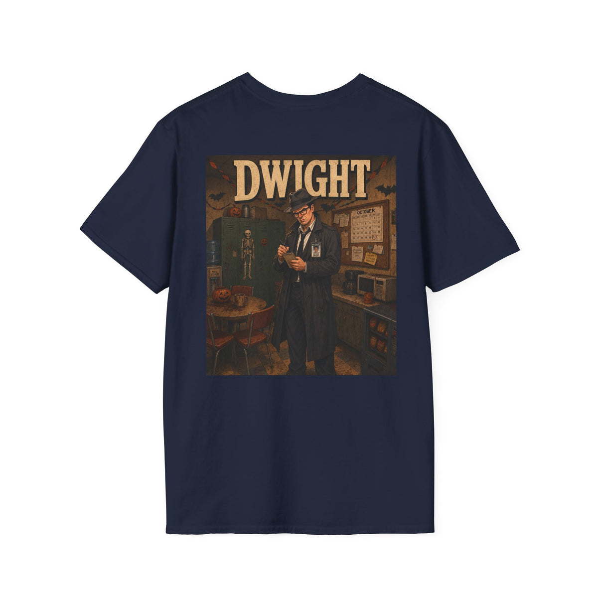 Dwight Noire Detective Vintage Halloween T-Shirt - Mall Security Graphic T-Shirt