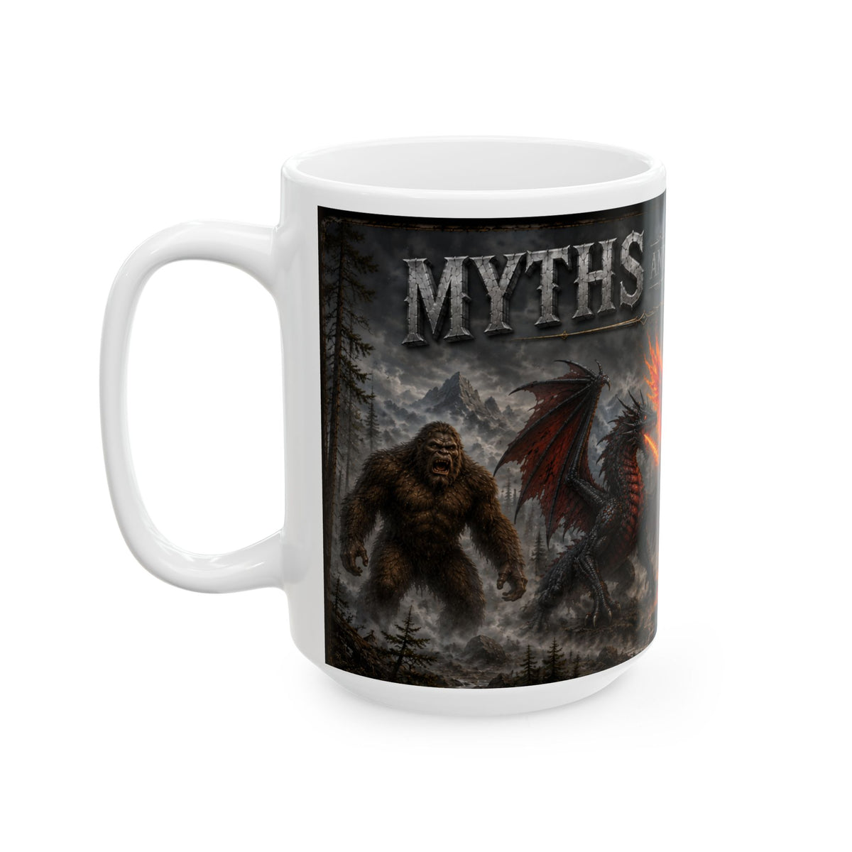 Myths and Monsters Fantasy  Coffee Mug  (15oz)