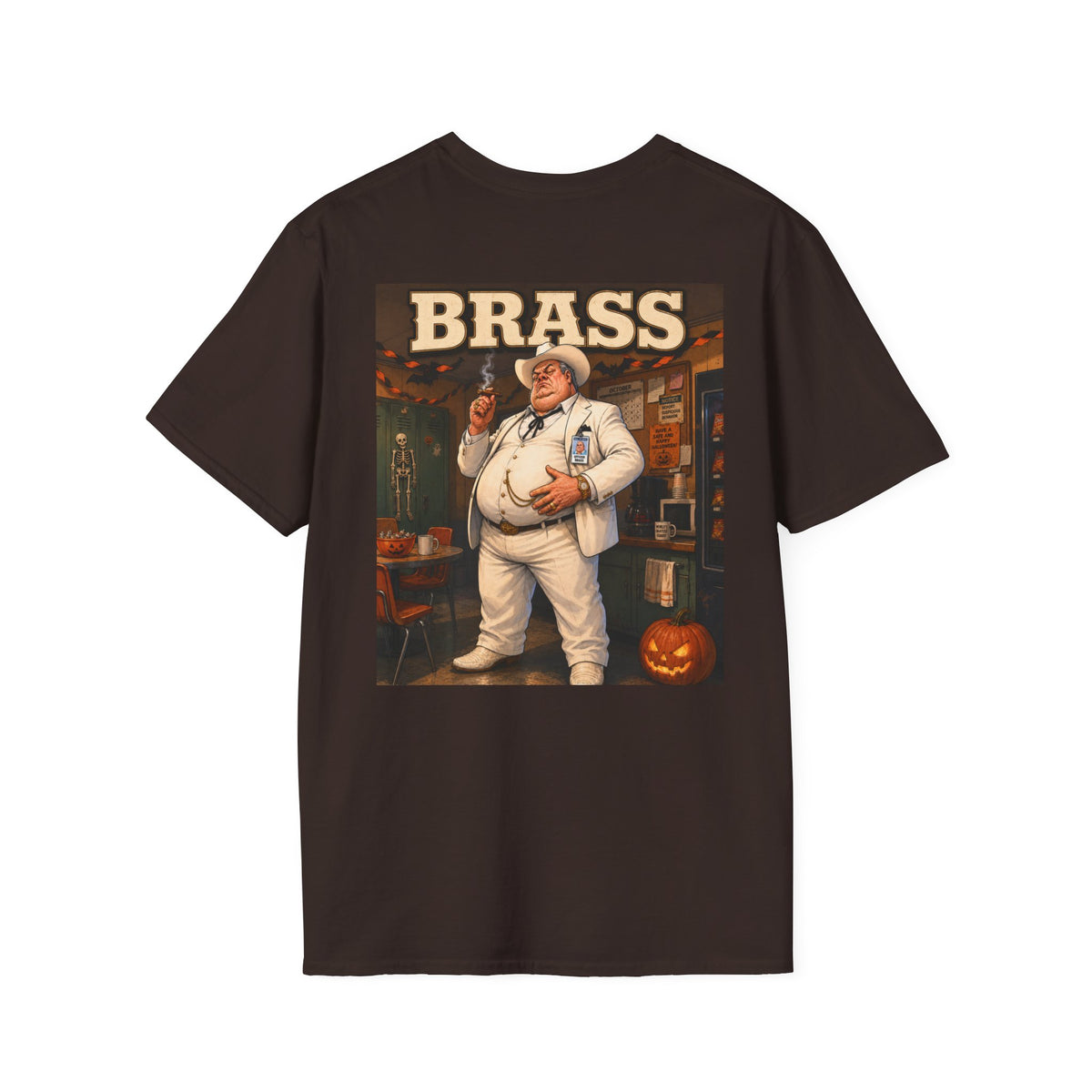 Brass Boss Hogg Vintage Halloween - Mall Security Graphic T-Shirt