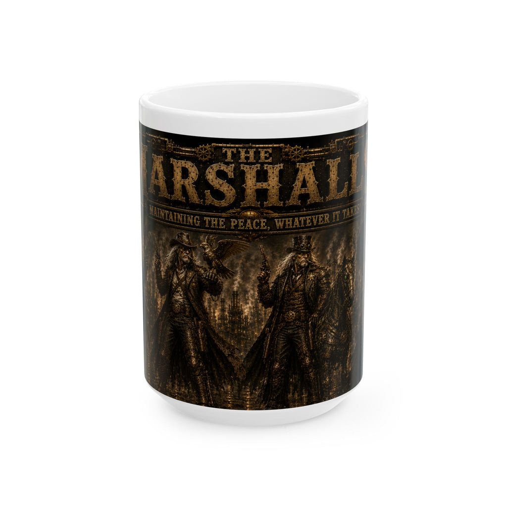 Blood and Steam Marshal Western Coffee Mug  (15oz)