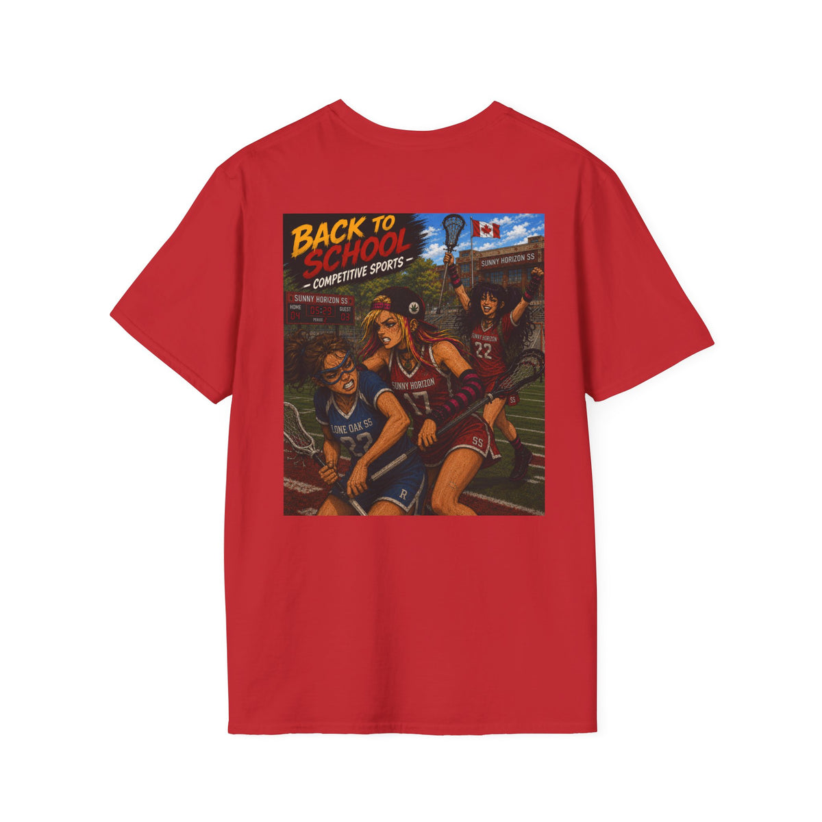 Charlotte, Veronica Girls Competitive Sports - Back to School - Graphic T-Shirt Homegrown
