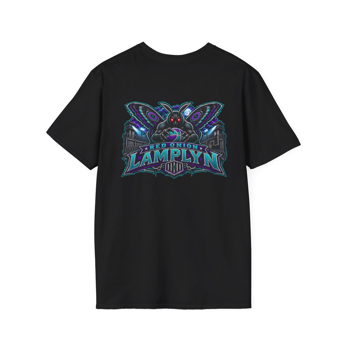 Red Onion Lamplyn Graphic T-Shirt-vintage basketball tee-retro basketball shirt-graphic basketball t-shirt-hard time jerseys