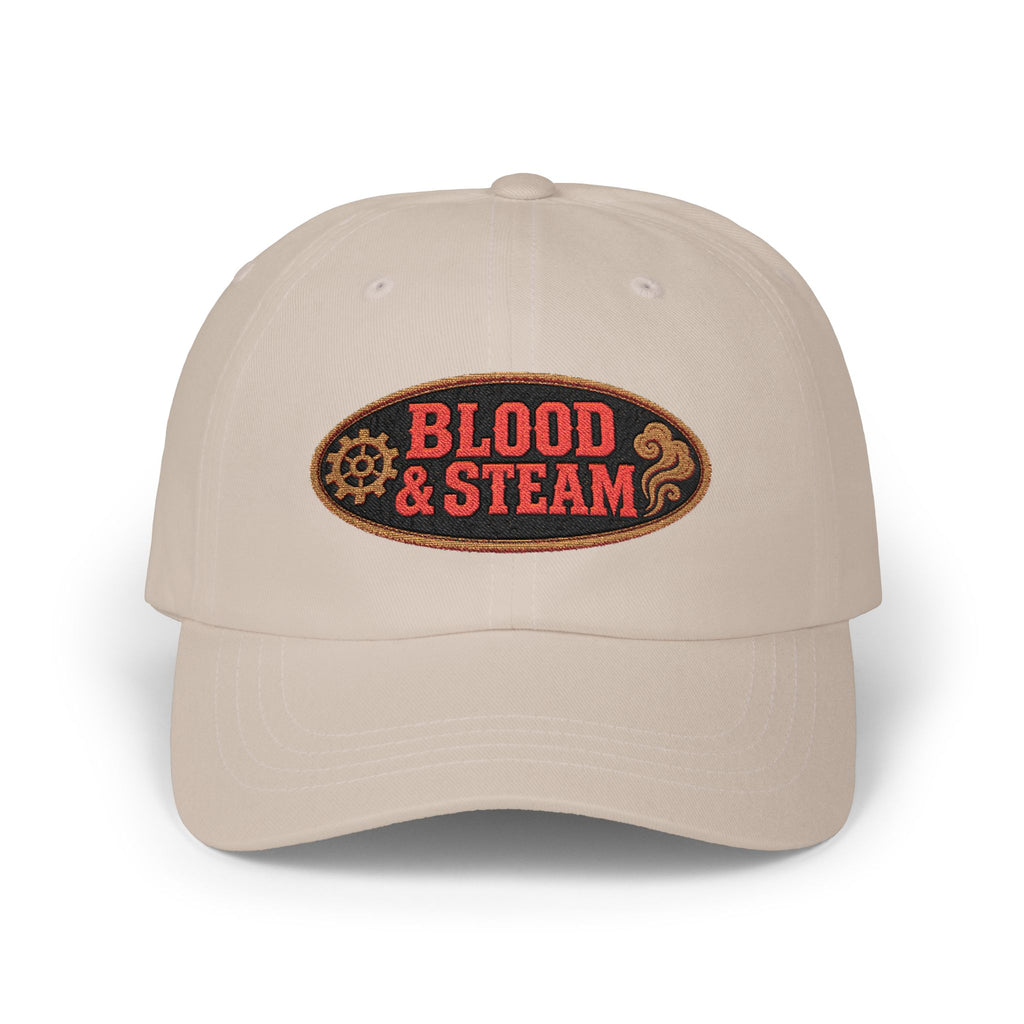 Blood & Steam Vintage Steampunk Embroidered Hat