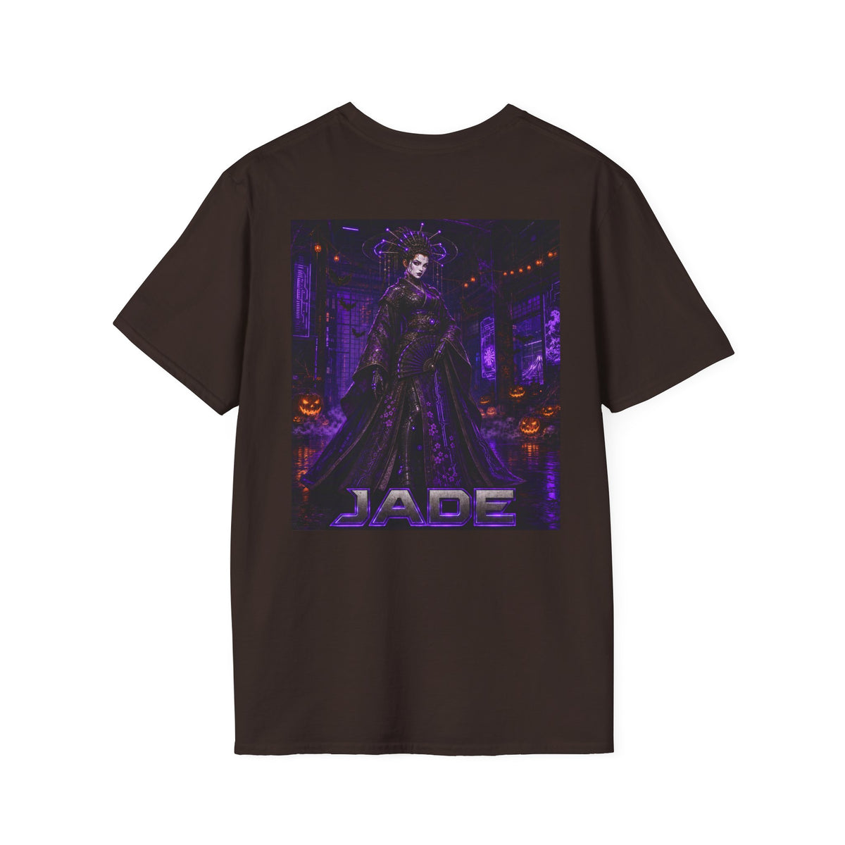 Jade Geisha Vintage Halloween T Shirt - Tek Warz T Shirt