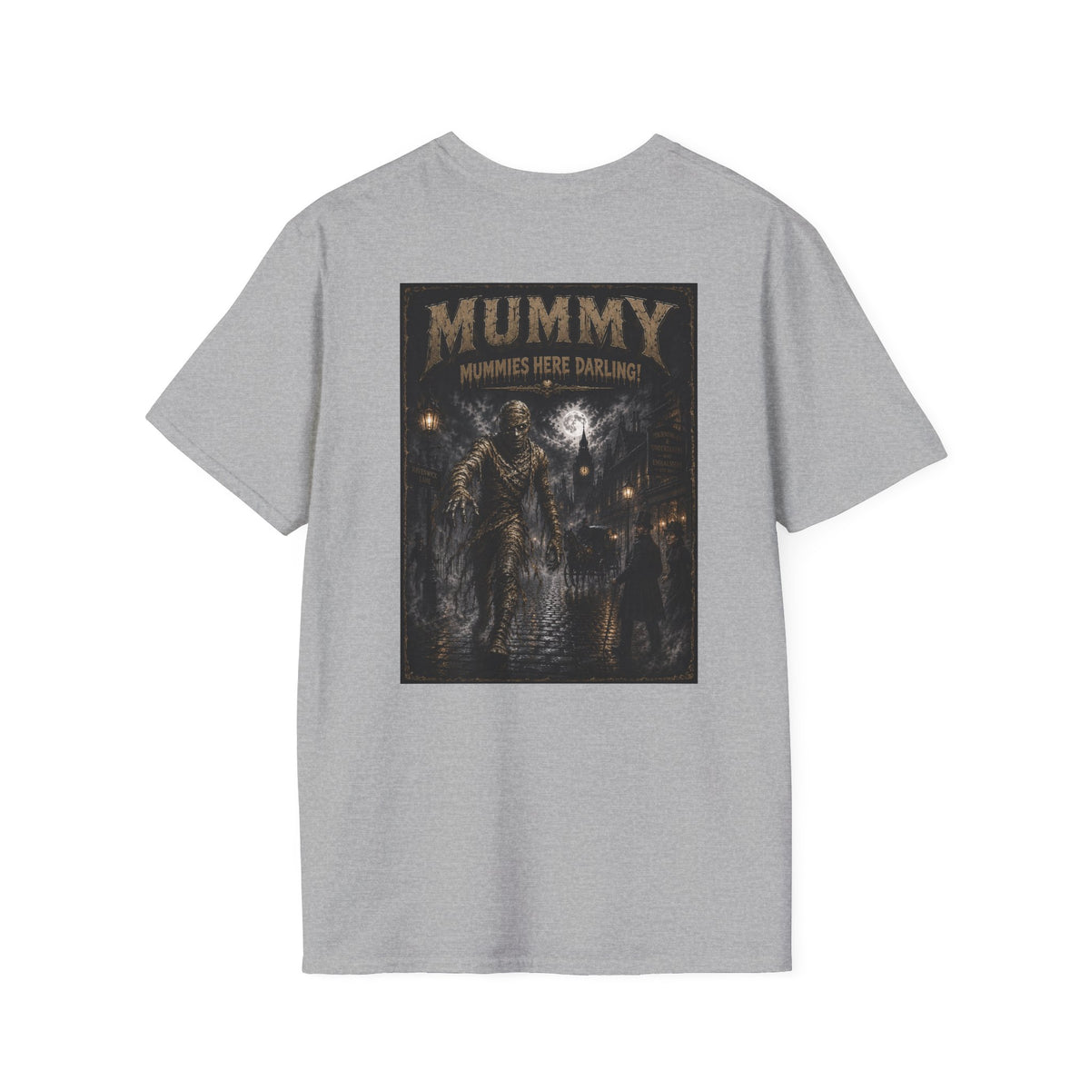 Mummy T-Shirt — 'Mummy' Vintage Horror Graphic Tee- Myths and Monsters Halloween Shirt