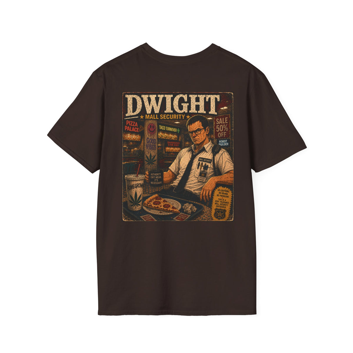 Dwight Mall Security Graphic T-Shirt - Mall Security