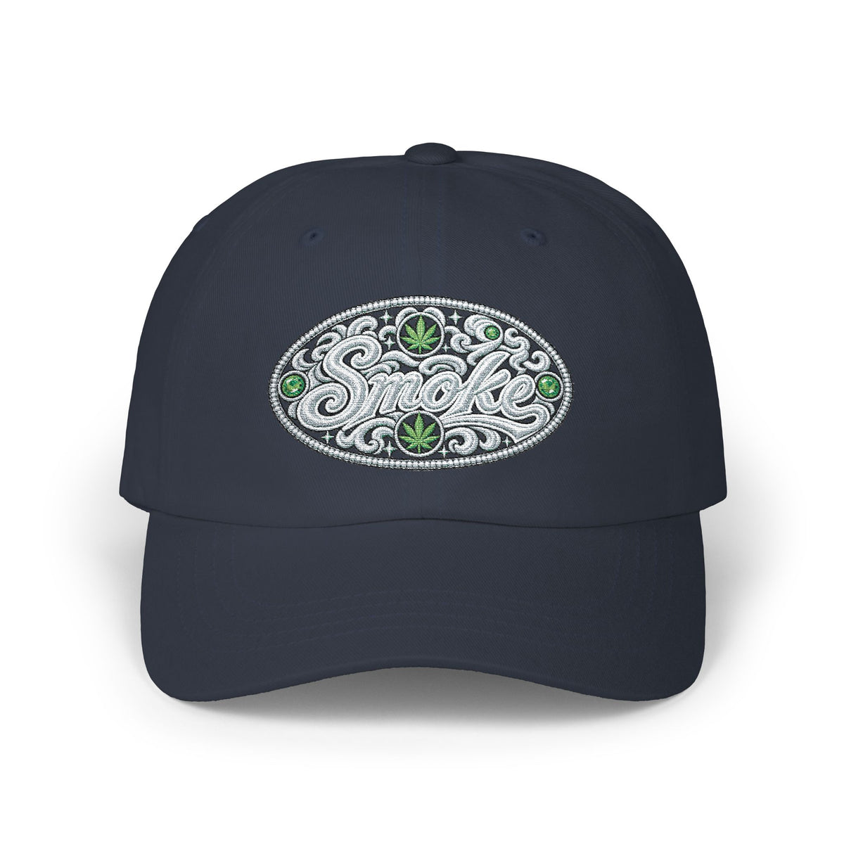 Smoke Embroidered Vintage Hat - Homegrown