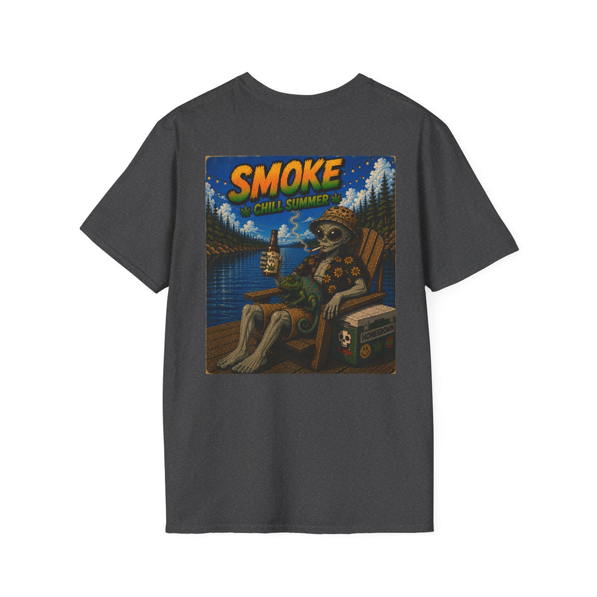 Smoke Chill Summer-Graphic T Shirt Homegrown