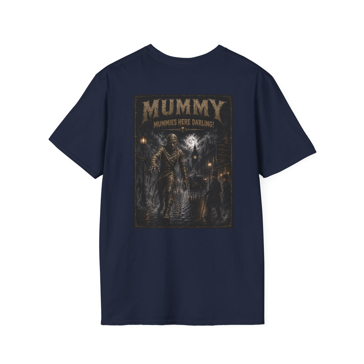 Mummy T-Shirt — 'Mummy' Vintage Horror Graphic Tee- Myths and Monsters Halloween Shirt