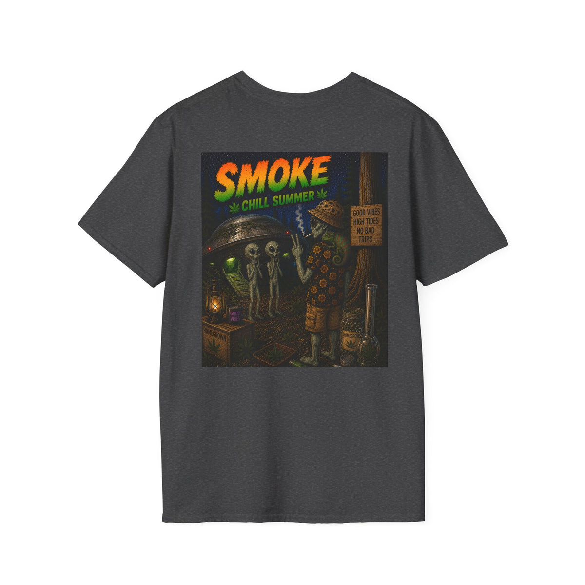 Smoke Great Outdoors - Graphic T-Shirt Homegrown