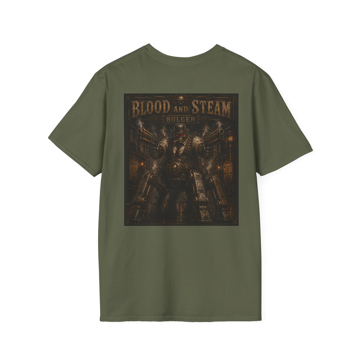 Bulger Steampunk Graphic T-Shirt - Blood & Steam