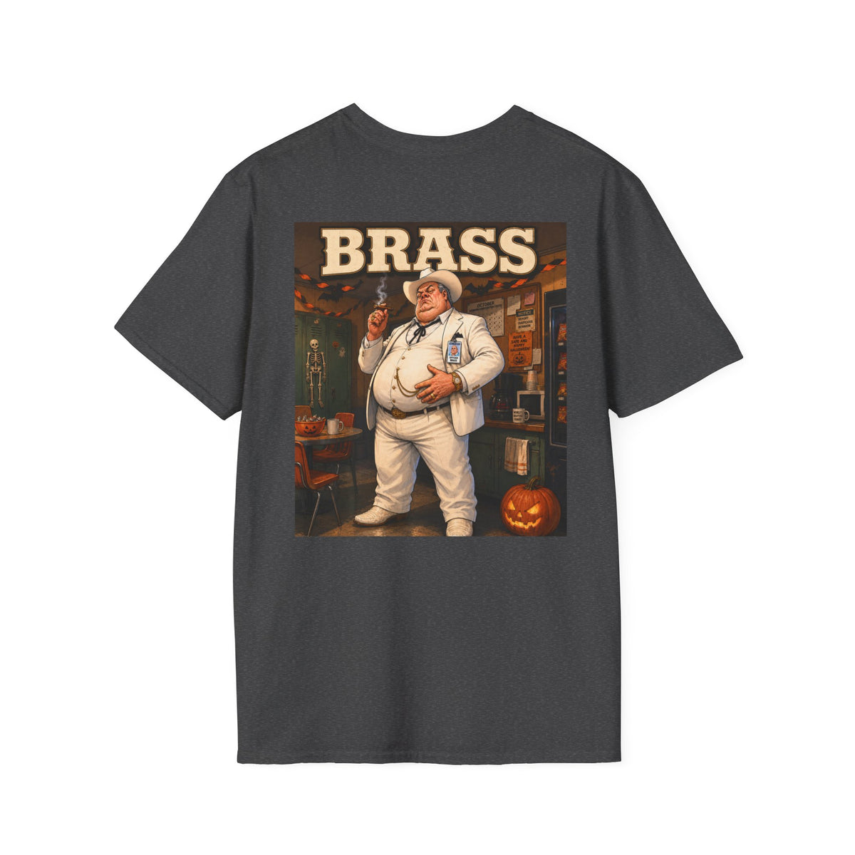 Brass Boss Hogg Vintage Halloween - Mall Security Graphic T-Shirt