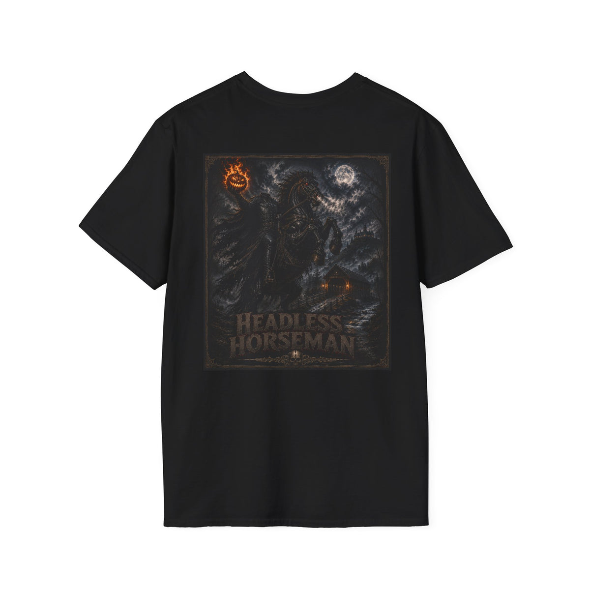 Headless Horseman Myth & Monster T‑Shirt Halloween Shirt
