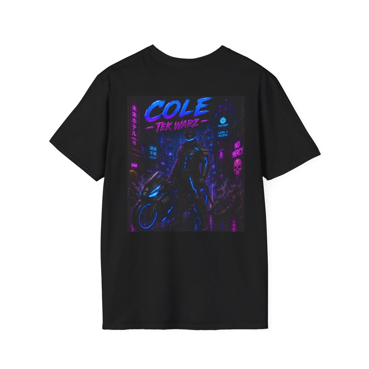 Cole Tek Enforcement Agency Graphic T-Shirt - Tek Warz