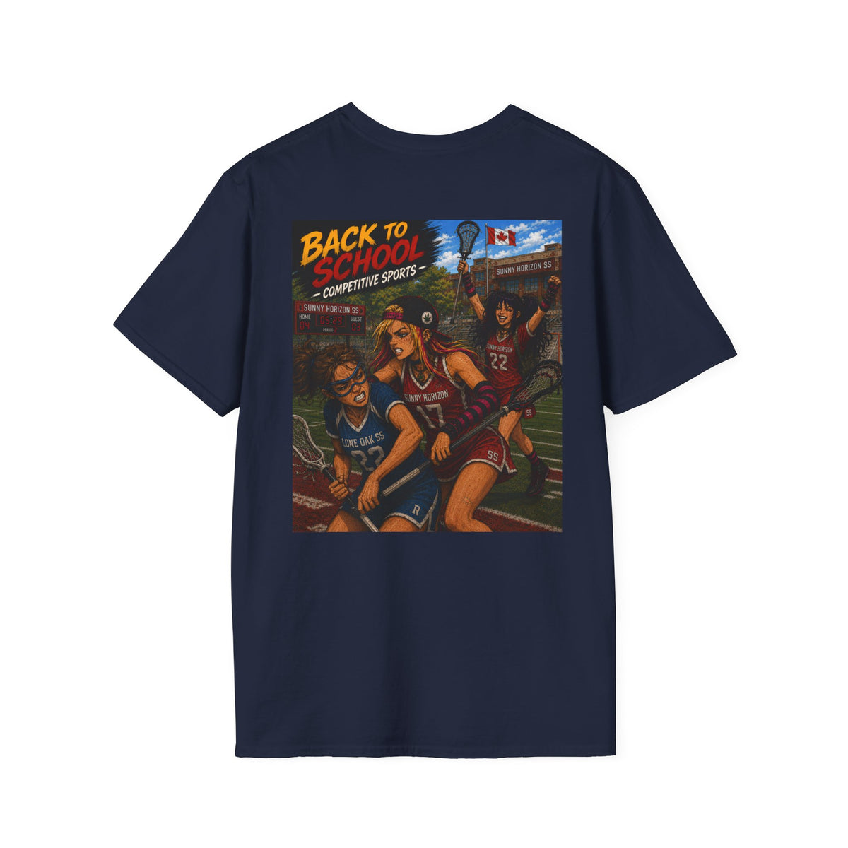 Charlotte, Veronica Girls Competitive Sports - Back to School - Graphic T-Shirt Homegrown