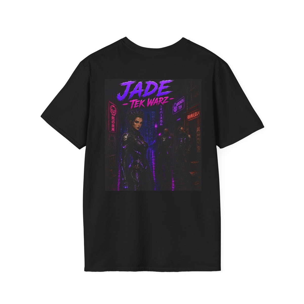 Jade Broken Tek Graphic T-Shirt - Tek Warz