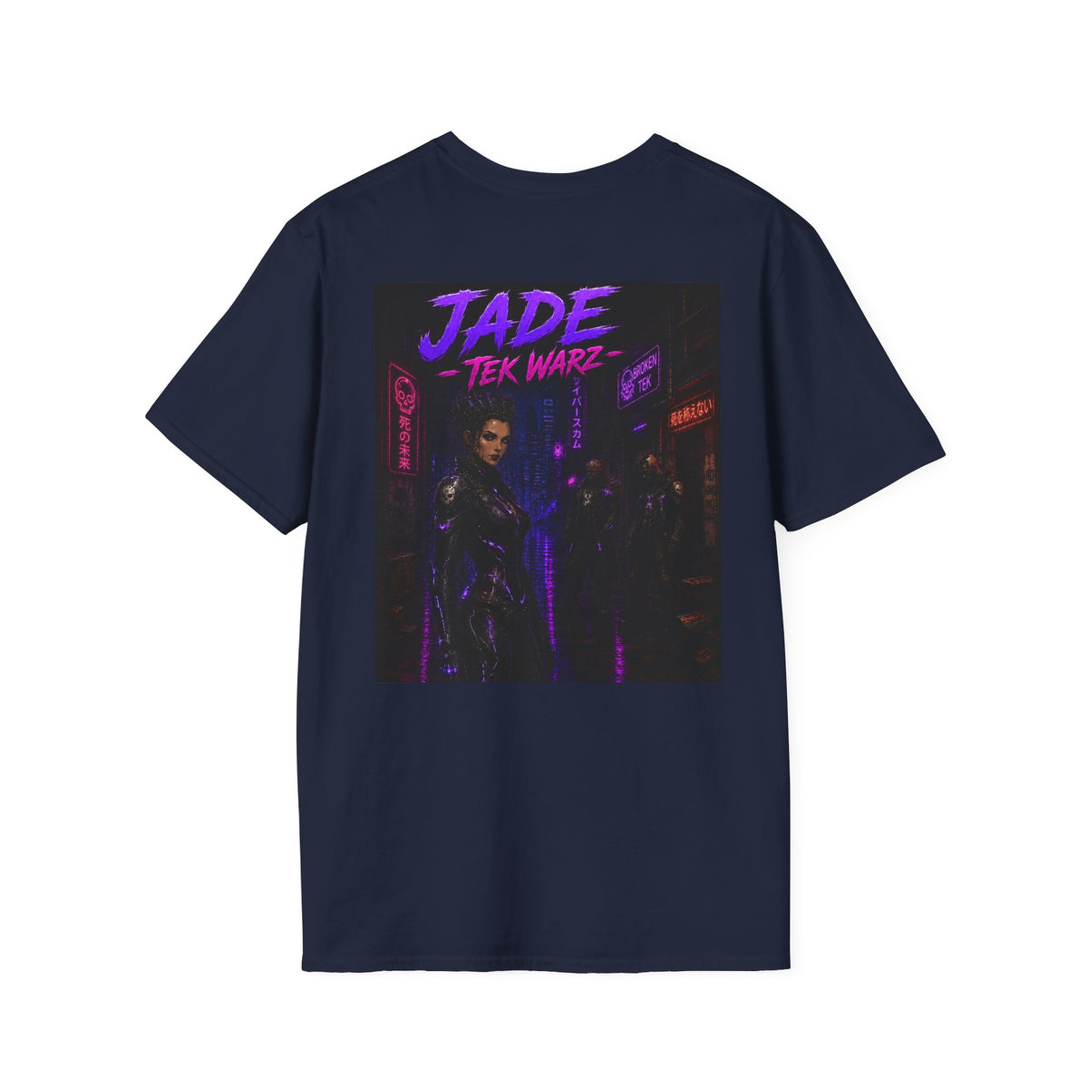 Jade Broken Tek Graphic T-Shirt - Tek Warz