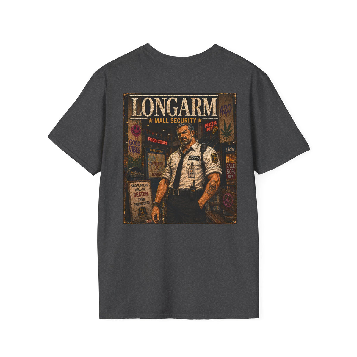 Longarm Mall Security Graphic T-Shirt - Mall Security